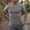 Gray, variant on Men's Activewear Shirts, Workout T-Shirts with V-Neck, Short Sleeve Gym Tops for Training and Casual Wear