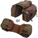 thumbnail image 4 of 40L Bicycle Rear Rack Pannier Bike Rear Carrier Saddle Bag with Rain Cover Rear Seat Khaki, 4 of 5