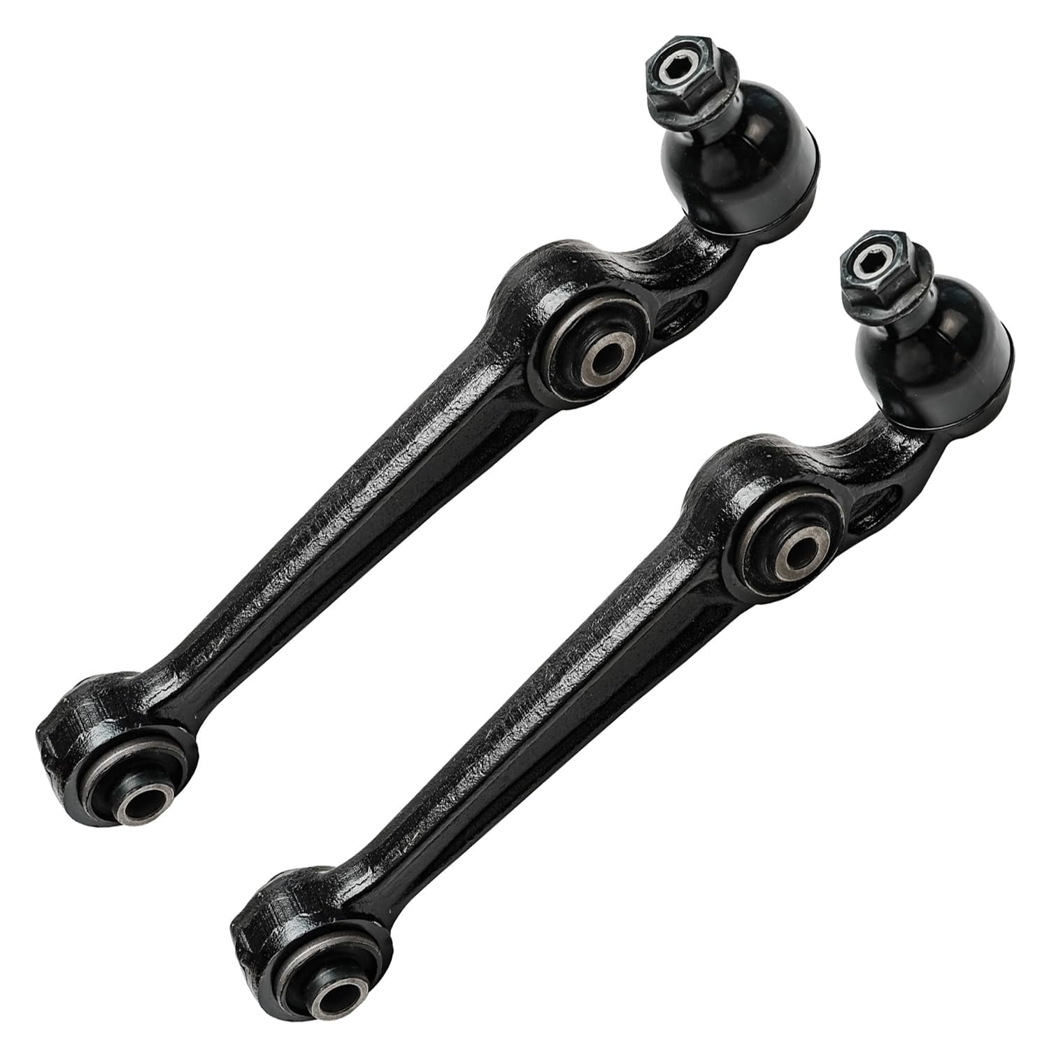 Detroit Axle - Front Lower Control Arms for 2007-2012 Ford Fusion Lincoln MKZ Mercury Milan, 4 Lower Rearward & Forward Control Arms & Ball Joints, 4pc Suspension Kit Replacement