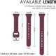 thumbnail image 5 of Paquete de 4 correas delgadas de silicona suave compatibles con Samsung Galaxy Watch Active 2 de 40 mm, 44 mm y Galaxy Watch Active, pulseras deportivas impermeables de 20 mm., 5 of 5