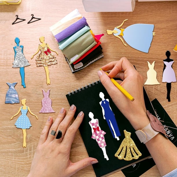 dress cutting die Lady Dress Cutting Dies Metal Women Gown Dress Die Cuts Model Lady Clothes  Cutting Embossing Templates for Scrapbooking Crafts Paper Cards Making