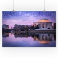 thumbnail image 2 of Washington, DC, Monument and Water (16x24 Giclee Gallery Art Print, Vivid Textured Wall Decor), 2 of 3