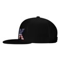 thumbnail image 3 of ZICANCN Letter K America Usa Flag Baseball Caps, Trucker Hats for Men And Women, Adjustable Breathable Flat Caps, Black, 3 of 8