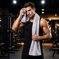thumbnail image 7 of HOZVOMI Soft and Absorbent Bath Towel Fast-Dry Hand Towel Ideal for Bathrooms Kitchens and Gyms Essential for Daily Use, 7 of 7