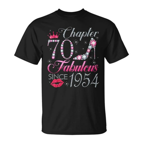 SPEEDRUN Chapter 70 Fabulous Since 1954 70Th Birthday For Women T-Shirt