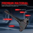 thumbnail image 4 of 6X Ignition Coil & 6X Iridium Spark Plug for INFINITI G35 2007-2008 3.5L UF550, 4 of 12