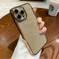 thumbnail image 3 of iPhone 11 Glitter Plating Luxury Clear Case, Camera Protection Soft TPU, Shockproof Cover, 6.1" Gold, 3 of 13