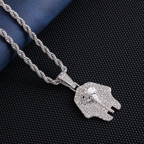 14K Yellow Gold Egyptian Pharaoh Pendant Necklace Retro Jewelry Men Gift Egypt Jewelry Gifts Accessories Decorative Jewelry