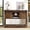 Brown, variant on Entryway Console Table with Sliding Barn Doors & Storage Shelf for Living Room, Hallway, Gray