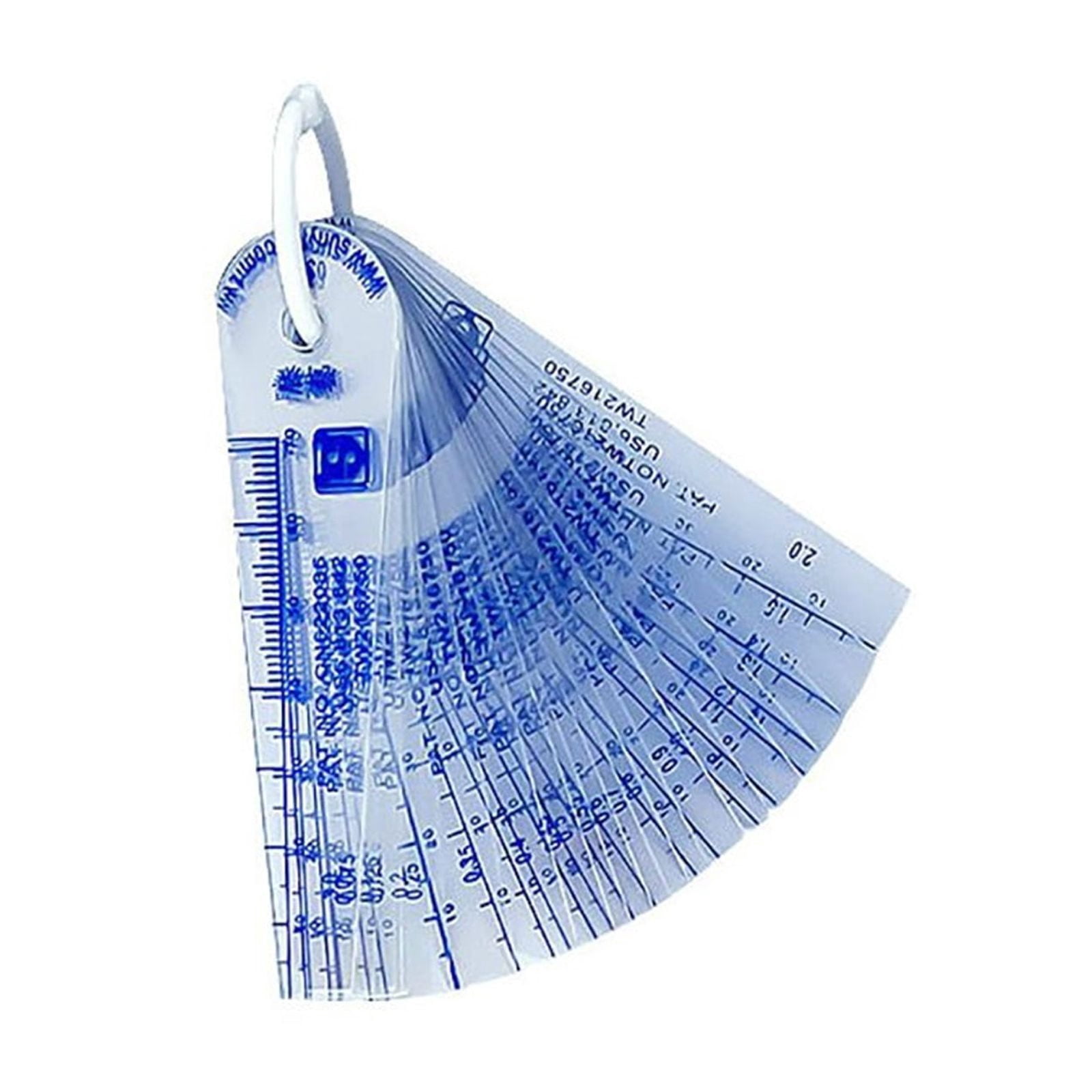0.05-1.5-2.0-3mm 18pcs 20pcs Thickness Plastic Feeler Gauge Gap Filler Measuring Tool With Sheet ,Easy to Use