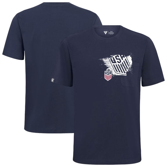 Men's Levelwear Navy USMNT Focal Blasted T-Shirt
