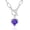 Amethyst-February-1, variant on Heart Ruby Pendant Toggle Paperclip Necklace for Women Red Heart CZ Chain Pendant July Birthstone Gift Ruby Jewelry Valentine's Day Gift for Wife Girlfriend