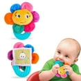 thumbnail image 1 of Teething Ring for Babies 0-6 8 10 12 Months | Cute Soft Flower Teething Toys & Gloves | Baby Teething Relief Toy Pack | Infant Chew Toys for 3-6 Months, 1 2 3 Years, 1 of 3