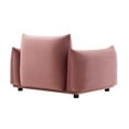 thumbnail image 3 of Modway Copious Performance Velvet Armchair, Dusty Rose, 3 of 8