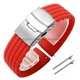 thumbnail image 3 of Correa de reloj de silicona de liberación rápida de 18 mm, 20 mm, 22 mm y 24 mm para Huawei Watch Gt2/3/4 de 46 mm para Fossil y Seiko, correas deportivas de goma, 3 of 5