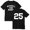 Black, variant on Russell Dickerson RussellMania Cotton Tee Women Men Short Sleeve Round Neck Casual Streetwear T-shirt