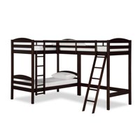 Better Homes & Gardens Leighton Triple Bunk Bed, Twin Size, Espresso