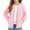 Pink, variant on IVEYRTF Childrens Solid Color Pocket Sweatshirt Zipper Up Long Sleeve Hoodless Jacket Tops Casual Outerwear for Boys and Girls Fall Fashion Wear Comfortable(Red,15-16 Years)