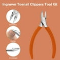 thumbnail image 4 of Toenail Clippers,Nail Clippers for Thick & Ingrown Toenails Professional Podiatrist Toenail Clippers Kits Stainless Steel Big Toenail Clippers with Silicone Handle for Seniors, 4 of 7