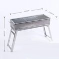 thumbnail image 2 of Parrilla De Carbón de material acero Inoxidable Bar Suministro Arte Decoración Bricolaje shamjiam Parrilla de barbacoa de carbón, 2 of 8