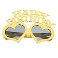thumbnail image 1 of KAKOWELY Gafas de sol para fiesta de cumpleaños, gafas creativas con forma de corazón, gafas decorativas de feliz cumpleaños, 1 of 5