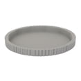 thumbnail image 3 of Round Decorative Tray,Non‑slip and Shatter‑proof Ribbed Coffee Table Tray Modern Bathroom Vanity Trays for Dresser,Jewellery,Toilet,Bedroom Kitchen Countertop,Candle Holder Storage Organizer (Grey), 3 of 8