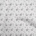 thumbnail image 1 of oneOone Velvet White Fabric Floral Craft Projects Decor Fabric Printed By The Yard 58 Inch Wide, 1 of 4