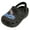 Black with Blue Car, variant on Toddler Boys' Clogs with Adjustable Strap - Dusty Blue, Size 10