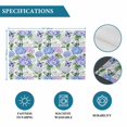 thumbnail image 6 of Purple Hydrangea Placemats Set of 4, Spring Floral Elegant Pastoral Butterflies Placemats for Dining Table, Place Mats for Kitchen Tabletop, Waterproof Wipeable Dining Table Mats Set, 6 of 9