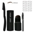 thumbnail image 1 of Kit de plantilla de impresión de cejas Kit de impresión y peinado de cejas Polvo de sombra de línea de cabello impermeable para impresión de cejas Ofspeizc CPB-US-HPP91-3, 1 of 5