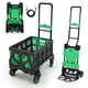 thumbnail image 1 of Yeshouse Carretilla plegable 2 en 1 con cesta plegable: capacidad de 150 kg, diseño de 4 ruedas y asa retráctil, carrito portátil para mudanzas y compras, 1 of 7