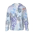 thumbnail image 2 of Lsque Bird Butterfly Stripe UPF 50+ Lightweight Sun Protection Men's Women's Long Sleeve Shirt, Hoodie Performance -Medium, 2 of 9