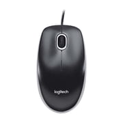 Logitech MK200 Media Combo, Keyboard/Mouse, Wired, USB, Black