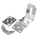 thumbnail image 5 of Stainless Steel Hasp Lock Anti-theft Door Clamp 90 Degree Shed Latch Security Padlock Home Door Cabinet Drawer Locks, 5 of 11