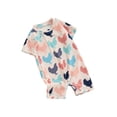 thumbnail image 2 of WIFORNT Combinaison Bébé, Manches Courtes Col Rond Imprimé Poulet Été Vêtements pour Filles Garçons, 2 of 8