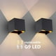 thumbnail image 1 of Luces de pared LED Interior, Luz de pared arriba abajo regulable para dormitorio brillar Hogar, 1 of 5