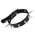 thumbnail image 6 of AYYUFE 3PCS Women Fashion Alloy Rivet Spike Faux Leather Choker Short Necklace Punk Jewelry, 6 of 8