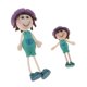 thumbnail image 3 of Mini figuras de plástico Sunnimix Juguete muñecas 1:12 Verde, 3 of 6