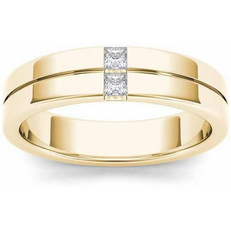 Imperial 1/4 Carat T.W. Diamond Men's 14kt Yellow Gold Wedding Band