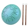 Steel Tongue Drum Tank Drum Percussion Instrument 5.5 Inches 8 Notes C Key with Drumsticks Carry Bag for Adults Children Music Beginners