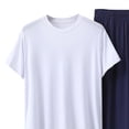 thumbnail image 5 of Qiyinn Men's Cotton Pajama Set | Breathable Soft Long Sleeve Sleepwear for Night, Lounge, Home, 5 of 5