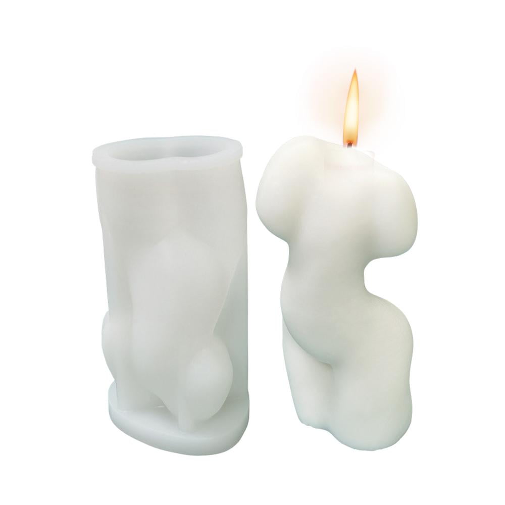 Candle Molds Face Silicone Soap Mold DIY Epoxy Resin Casting Plaster Wax Mould 