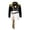 Kids(B), variant on Halloween Stage Role Play Stage Cosplay Costume, Popular Singers Idol Dance Performance Suit, Includes Top, Pants and Outerwear with Accessories, Fashion Role Play Costume Party, 110(3-4 Years)