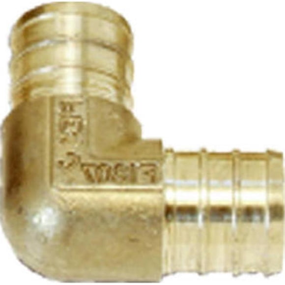 Sharkbite-Cash Acme 137631 0.75 in. Brass Barb Insert Elbows, Pack of 10