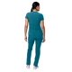thumbnail image 2 of Conjunto médico Adar Addition go-Basic para mujer - Top médico delgado con cuello en V Pantalón médico tipo cargo ajustado - A9200 - azul caribeño - XL, 2 of 5