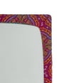 thumbnail image 2 of Ambesonne Psychedelic Fitted Sheet, Boho Ombre Floral, Queen Size, Pink Teal, 2 of 2