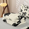 thumbnail image 5 of Homewish Cute Coquette Bow Zipper Twin Comforter Sets with Fitted Sheet and 2 Pillowcases For Girls,Black Kawaii Bowknot Kids Zipper Bedding Set,Lightgray Reversible,4 Pieces, 5 of 7