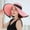 Pink, variant on Beach Hats For Women Big Straw Wide Brim Summer Hat Floppy Foldable Roll Up Cap Sun Hat Summer Dress Hat Brimmed Hats for Men Mens Fedora Hats Summer Sunshade Hat Women Ponytail Visor Hats with Hair