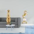 thumbnail image 2 of Figura de guepardo,Figura de guepardo dorado,adorno de escritorio moderno,Figura de escritorio,Estante de estatua de caballo para escritorio,oficina,decoración del hogar,Figura decorativa de, 2 of 8