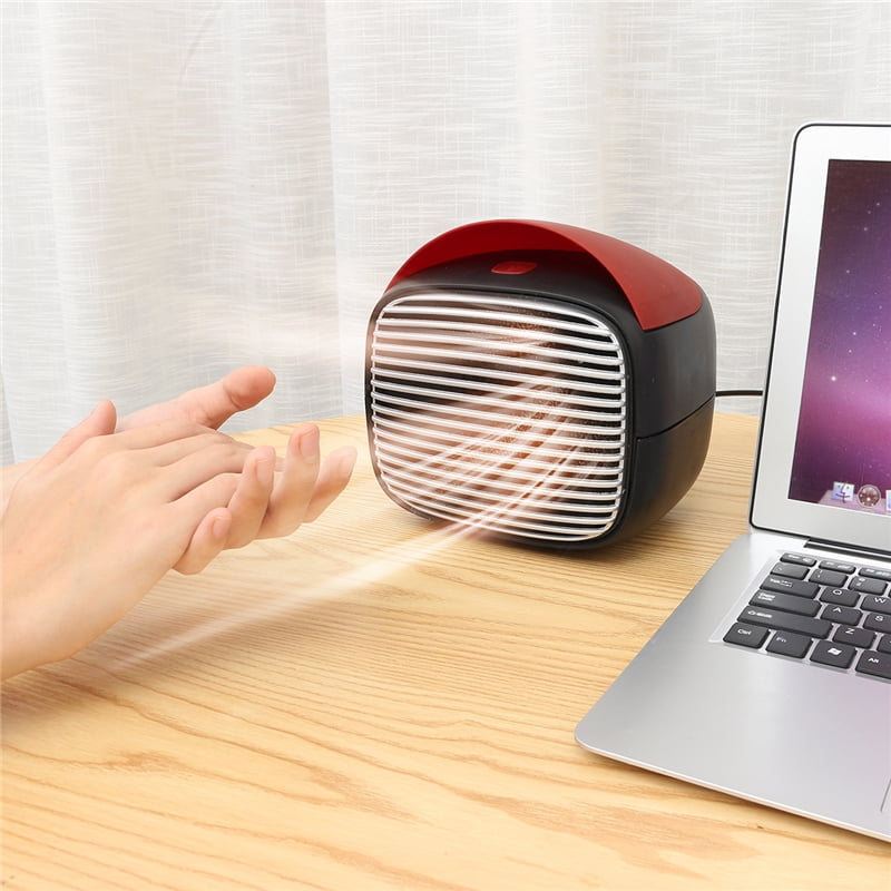 800W Mini Ceramic Electric Heater Portable Space Home Office Warmer Fan